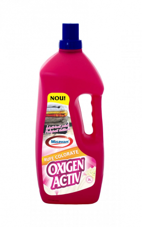 Solutii scos pete - Misavan Oxigen activ recomandat pentru indepartarea petelor de pe rufele color