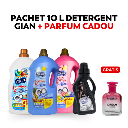Pachete - Pachet 10 L detergent Gian + GRATIS Parfum 25 ml
