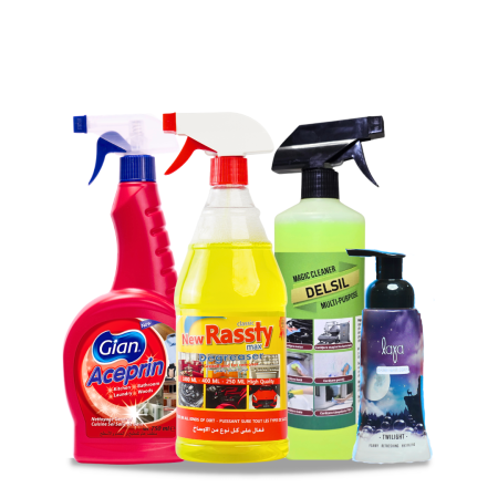 Pachete - Pachet BOMBA curățenie completă – degresant, detergent pete și multisuprafețe