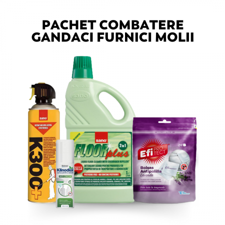 Insecticide - Pachet combatere gandaci furnici molii tantari