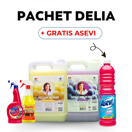 Pachete - Pachet DELIA + GRATIS Asevi Detergent Pardoseli