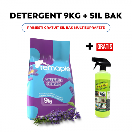 Pachete - Pachet Detergent 9 K+ GRATUIT Sil Bak