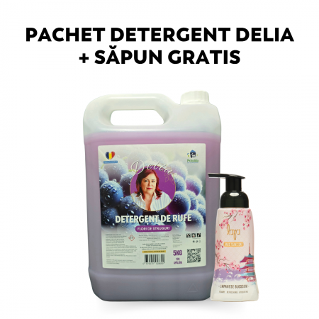 Pachete - Pachet Detergent Delia + Sapun GRATIS