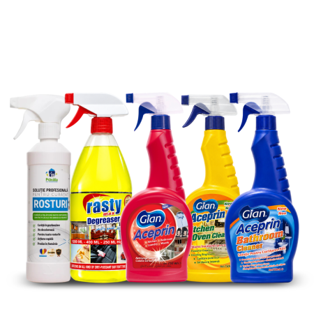 Pachete - Pachet Doamna Doinita – 5 Produse Profesionale pentru Curatenia Casei