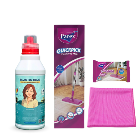 Pachete - Pachet MOP PAREX Secretul Deliei laveta Premium Microfibra