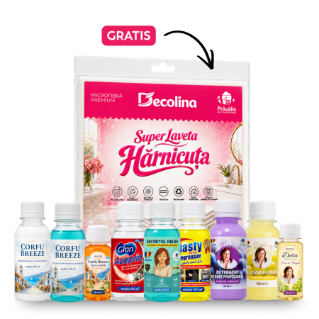 Pachete - Pachet Mostre Produse Profesionale si GRATIS Super Laveta Harnicuta Decolina
