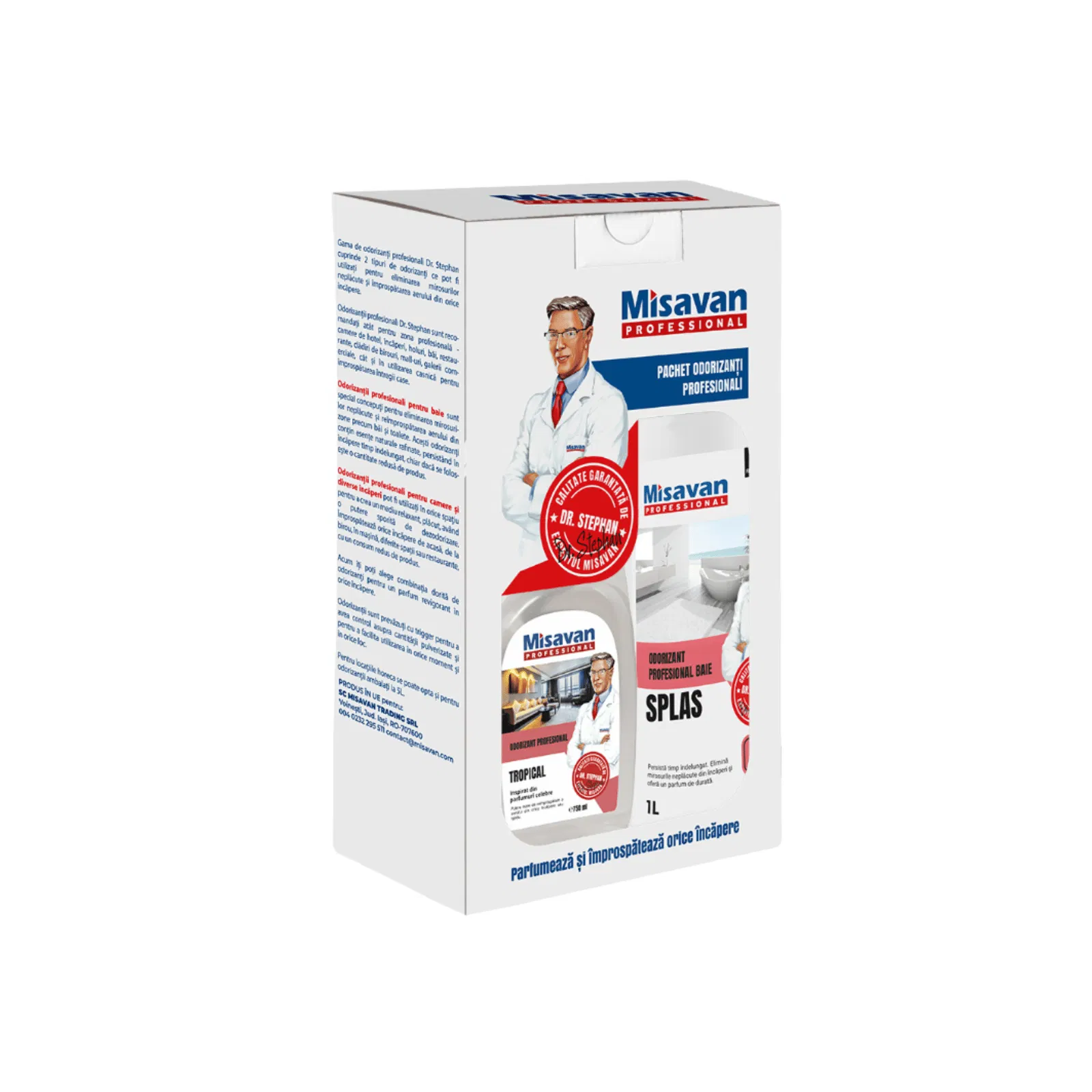 Odorizante - Pachet odorizant baie Dr. Stephan Splas 1l + odorizant camera Dr. Stephan Air 750ml