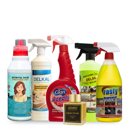 Pachete - Pachet Produse Curatenie cu Odorizant AZURO GRATIS