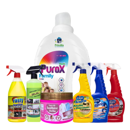 Pachete - Pachet SUPER BOMBA 7 produse pentru curatenie casa