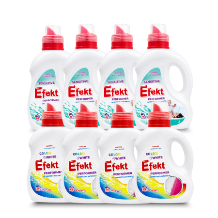Pachete - Pachet Super Economic - 8 Detergenti Efekt 910 ml