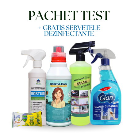 Pachete - Pachet TEST + GRATIS Servetele Dezinfectante