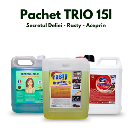 Pachete - Pachet TRIO Secretul Deliei 5L, Aceprin 5L, Rasty 5L