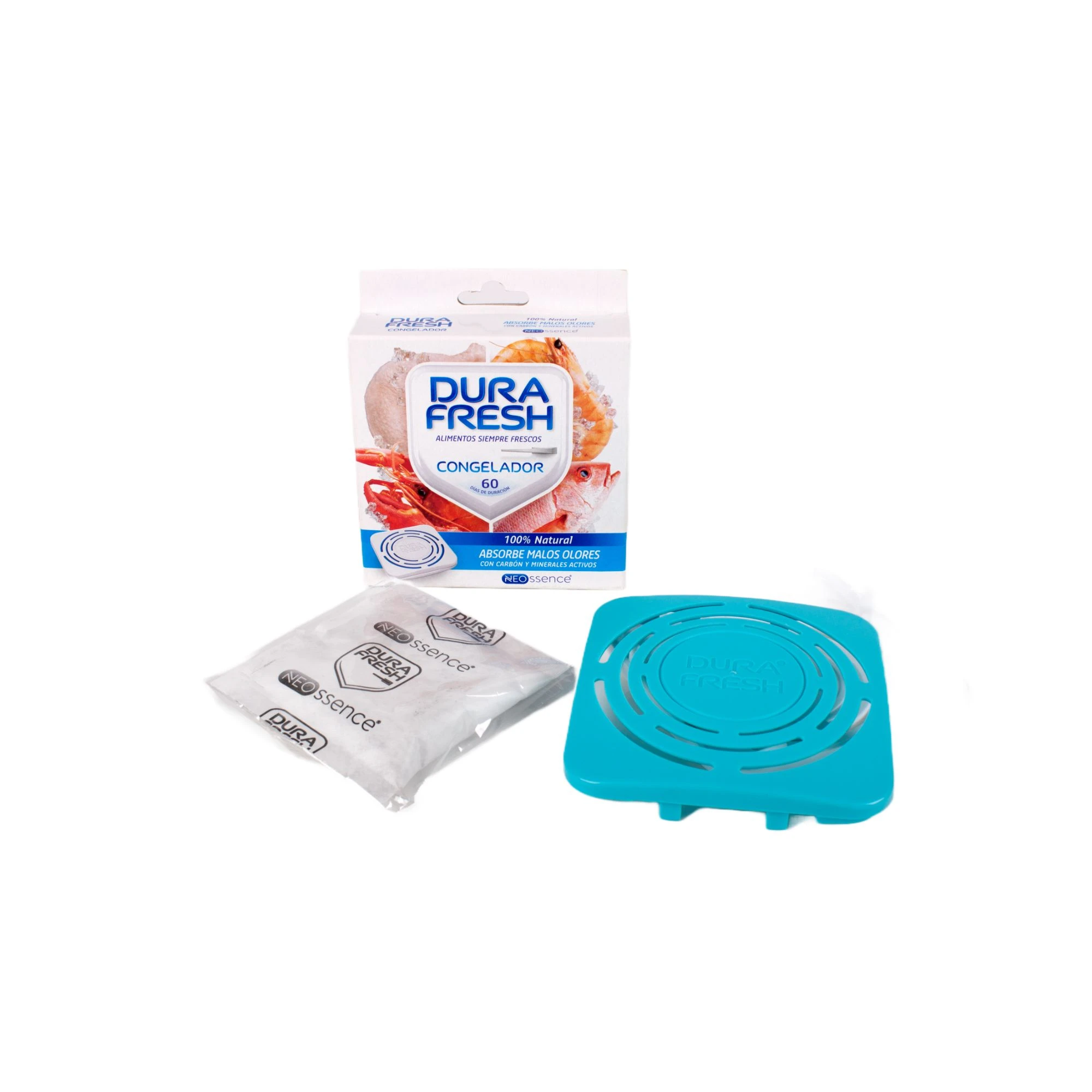 Bucatarie - Pastile DURAFRESH neutralizatoare mirosuri neplacute congelator pentru peste si carne 40g