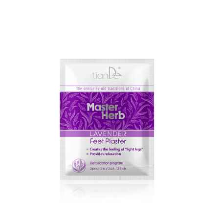 Ingrijire picioare - Plasturi Detoxifiere pentru Talpi Master Herb cu Lavanda TianDe 2 buc