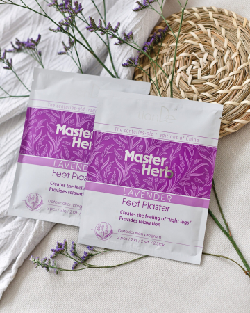 Plasturi Detoxifiere pentru Talpi Master Herb cu Lavanda TianDe 2 buc [1]