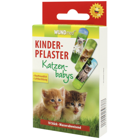Ingrijire Personala - Plasturi răni copii PISICUȚE 10 bucati WUNDmed