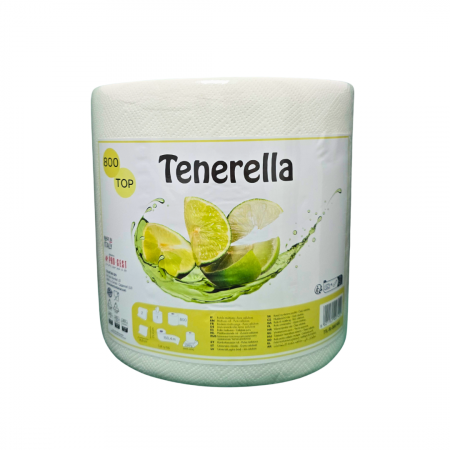 Role hartie servetele - Prosop bucatarie profesional Tenerella 800 foi, 150 m