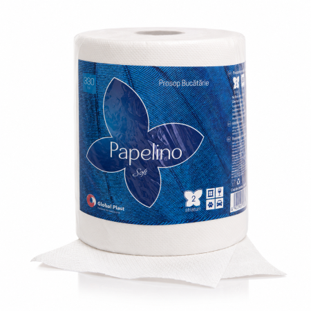 Bucatarie - Prosop Bucatarie Papelino Soft Monorola 2 Straturi 330 Foi 640 g