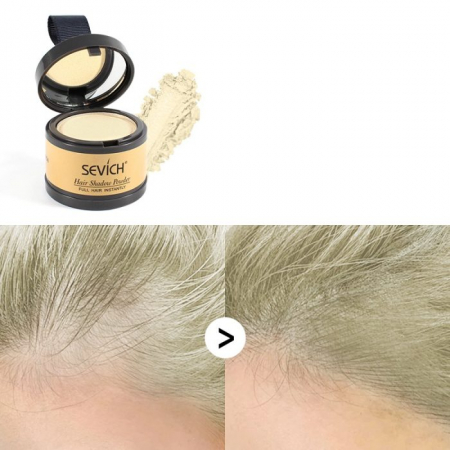 Pudră de păr instant, pentru rădăcina părului, blond deschis, SEVICH 4g [1]