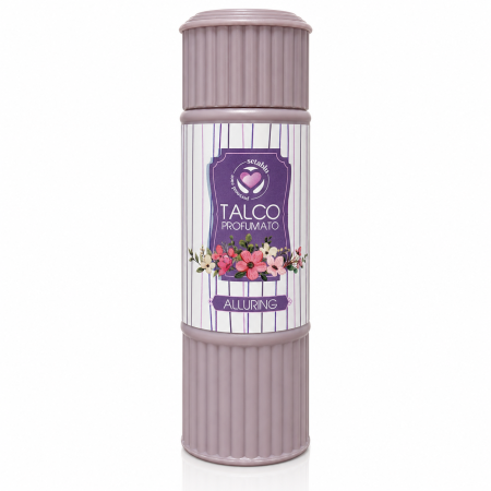 Îngrijire corp - Pudra de Talc Parfumata Alluring Setablu 125 g