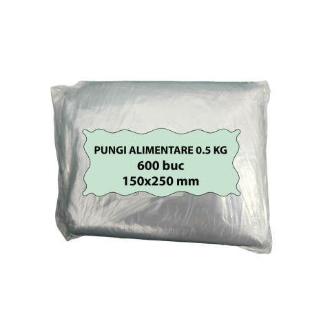 Bucatarie - Pungi alimentare 0.5 kg 600 buc