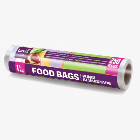 Bucatarie - Pungi Alimentare pe Rolă 1L/1Kg 250 buc