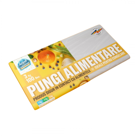 Pungi alimentare - Pungi Congelator Acasa si Industrial 3 Kg 100 buc