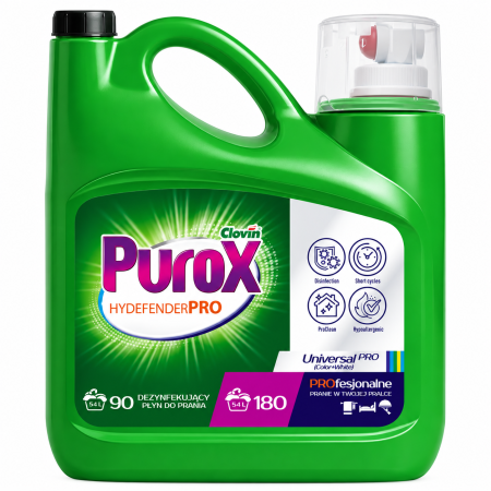 Detergent rufe - PUROX Hydefender Detergent de Rufe Gel Universal PRO 5.4L 180 Spălări