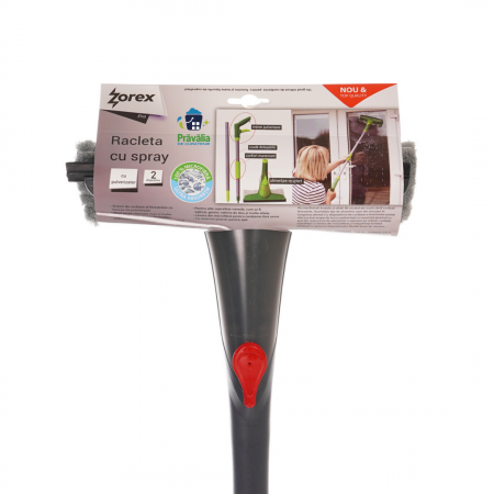 Solutii geamuri - Racleta spray Zorex Pro cu rezerva din microfibra