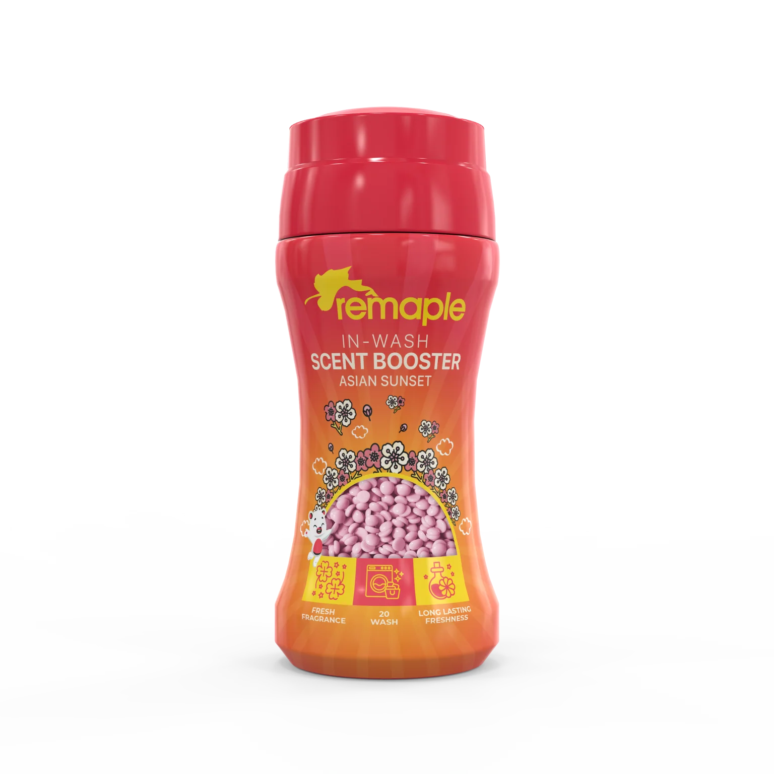 Balsam rufe - REMAPLE Perle parfumate rufe Asian Sunset 210 g