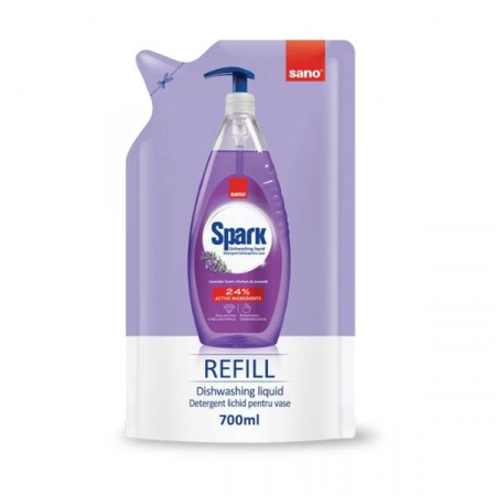 Bucatarie - Rezerva Detergent Lichid pentru Vase cu Aroma de Lavanda 700 ml