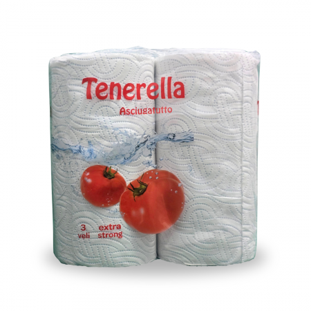 Role Hartie Bucatarie Tenerella Extra Strong 3 Straturi 2 Role