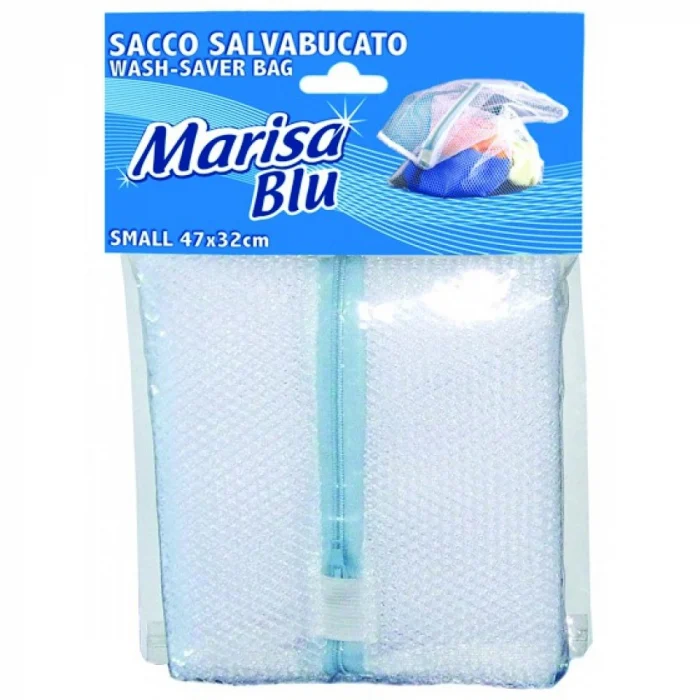 Intretinere textile - Saculet pentru spalare si protectie rufe delicate, alb 47 X 75 cm