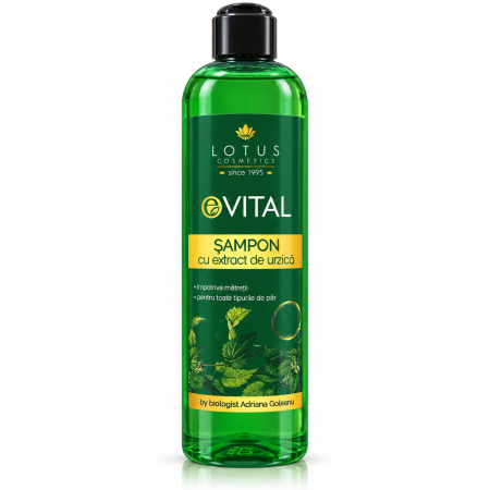 Ingrijire Personala - Sampon Antimatreata cu Extract de Urzica eVital Lotus Cosmetics 500 ml