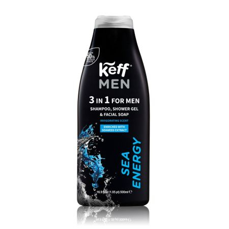 Ingrijire Personala - Sampon si gel de dus Keff Men 3 in 1 Sea Energy 500ml