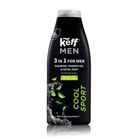Ingrijire Personala - Sampon si gel de dus Keff Men Cool Sport 500 ml