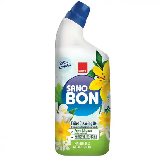 Curatat suprafete baie - SANO Detergent pentru vasul de toaleta Sano Bon Gel Magnolia Neroli Scent 750 ml