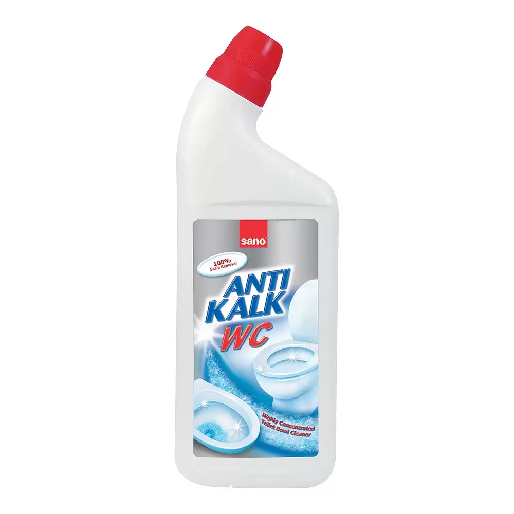 Curatat suprafete baie - SANO Solutie curatare toaleta Anti Kalk, 750 ml