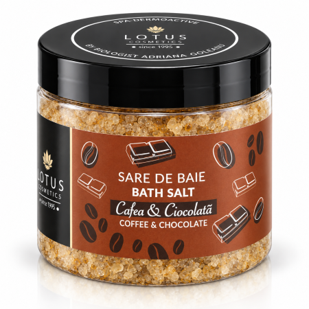 Ingrijire Personala - Sare de baie cu aroma de cafea si ciocolata Lotus Cosmetics Spa Dermoactive 600 g
