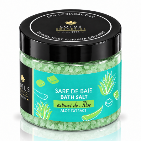 Ingrijire Personala - Sare de Baie cu Extract de Aloe Vera Lotus Cosmetics Spa Dermoactive 600 g