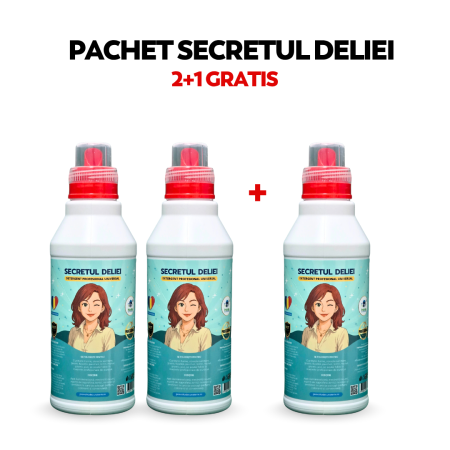 Igiena casei - Secretul Deliei Detergent Profesional Universal 2+1 GRATIS