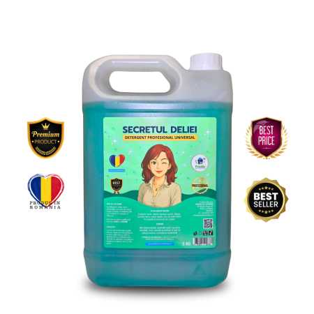 Solutii gresie faianta - Secretul Deliei Detergent Profesional Universal 5KG