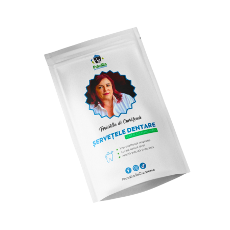 Servetel igiena dentara Curațare rapida pentru dinti, respirație proaspata Servetel igiena dentara Curațare rapida pentru dinti, respirație proaspata