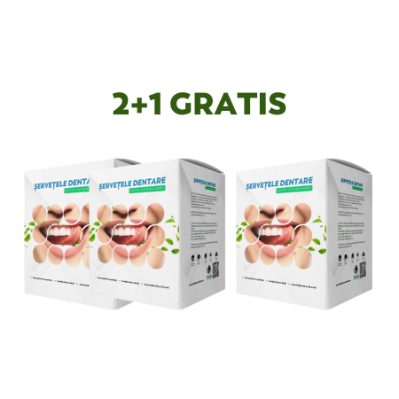Pachete - Servetele Dentare 2+1 GRATIS