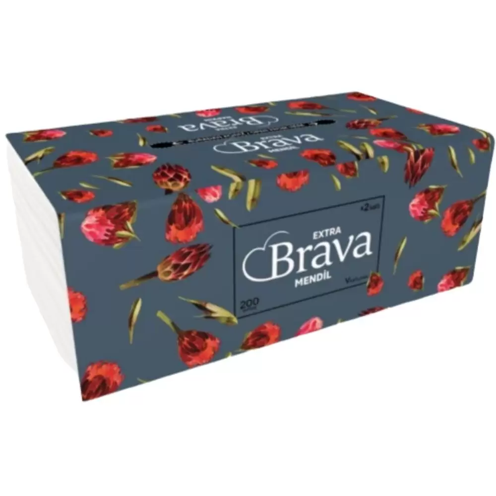 Hartie igienica - Servetele faciale Brava Ultra 250 buc