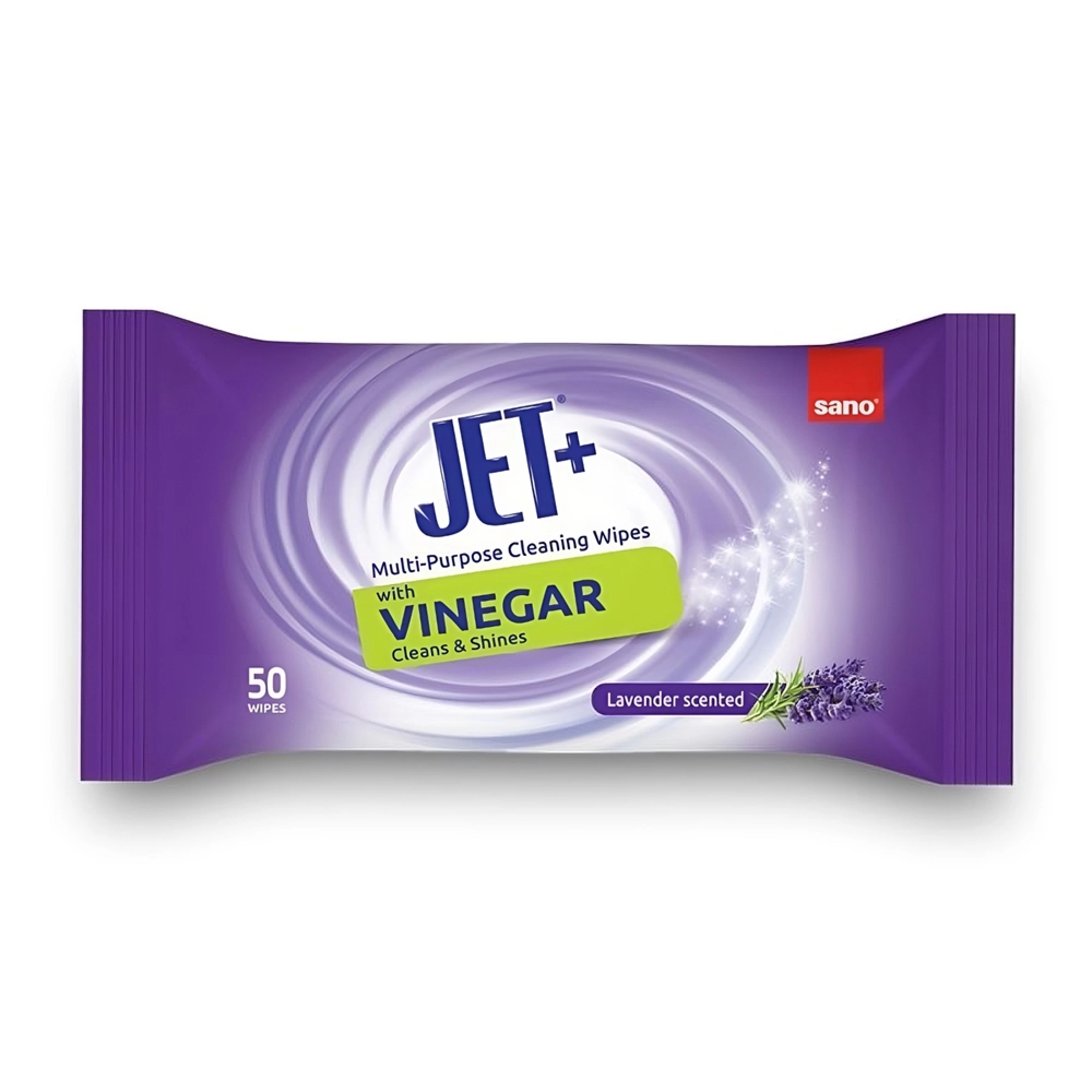 Servetele umede - Servetele umede universale SANO Jet cu otet, 50 buc/pachet