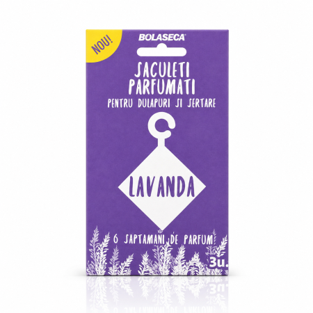 Rufe - Set 3 Saculeti Parfumati Lavanda pentru Dulapuri si Sertare Bolaseca 3 x 10 g
