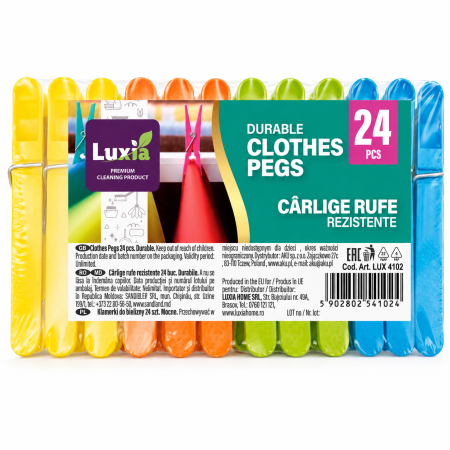 Set carlige rufe Luxia Color 24 buc/set