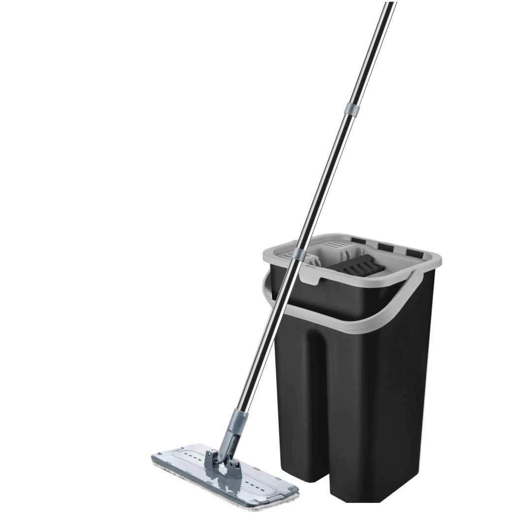 Galeti mopuri - Set de curatenie Black Style galeata cu scurgere laterala si mop