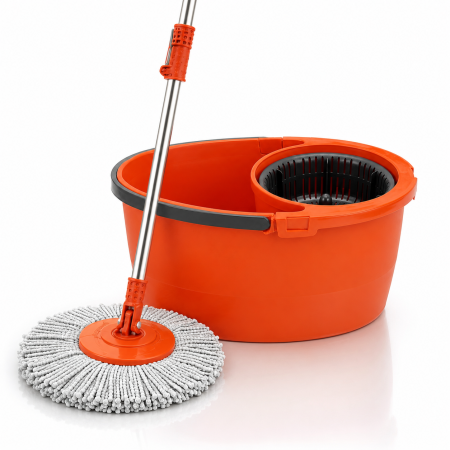 Igiena casei - Set Mop Rotativ si Galeata Macromax Faster cu Stoarcere Rapida
